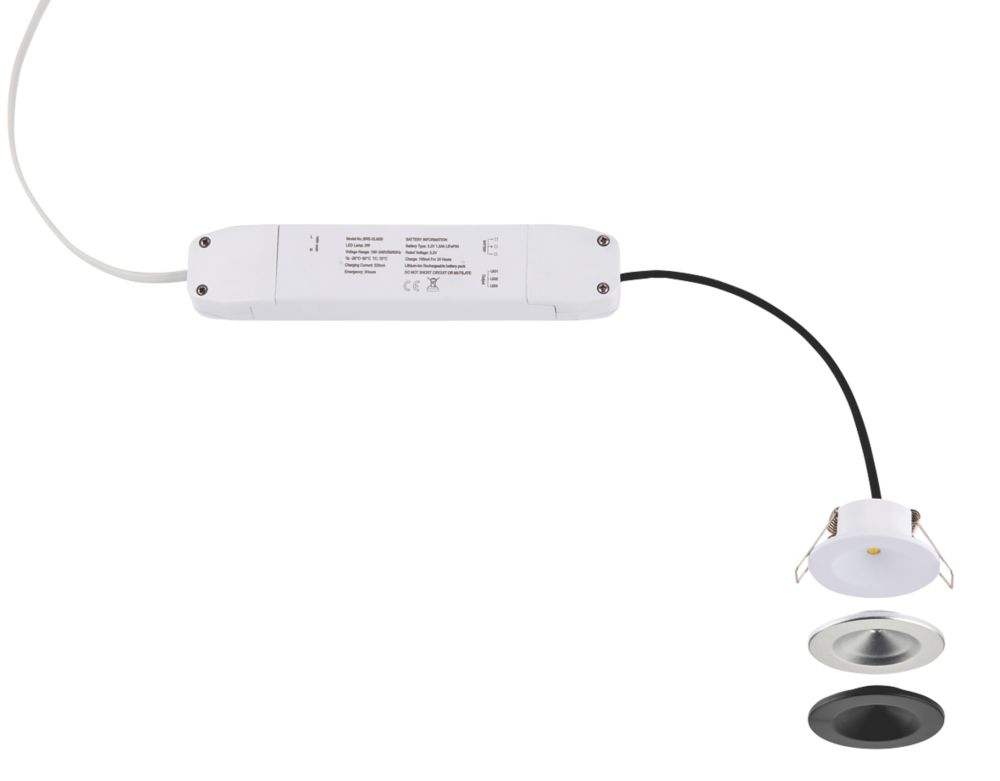 Led downlight online emergency light