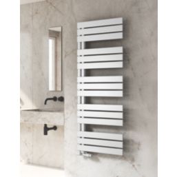 Reina 1424mm x 550mm 2291BTU White Flat Designer Towel Radiator