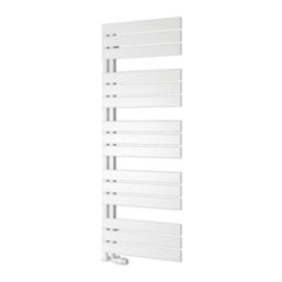 Reina 1424mm x 550mm 2291BTU White Flat Designer Towel Radiator