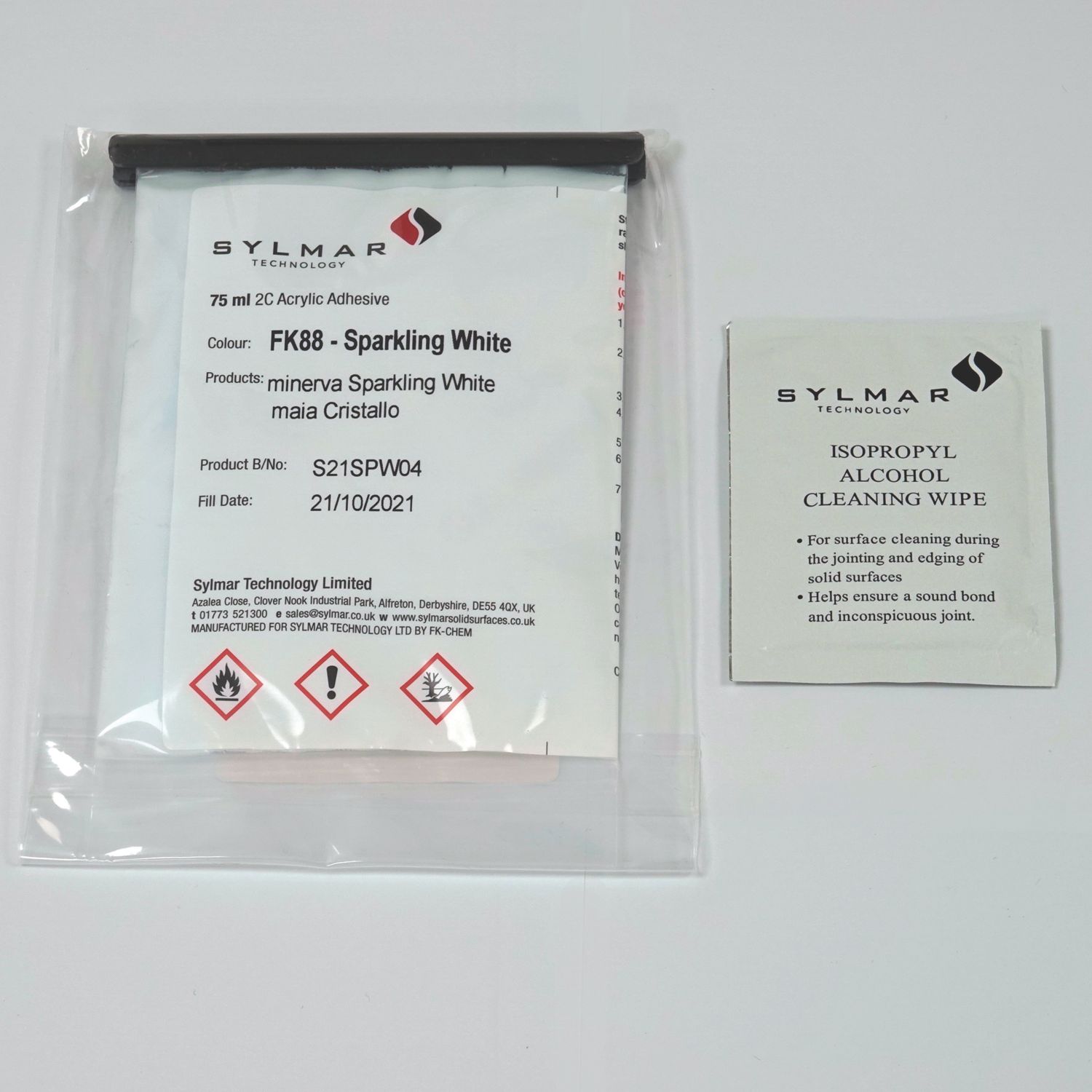 Maia Adhesive Sachet Cristallo (600XP)