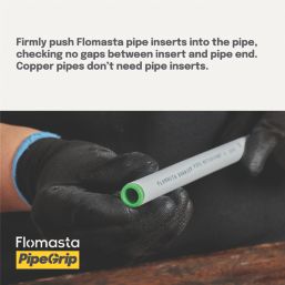 Flomasta STS22M Polybutylene & PEX Push-Fit Pipe Insert 22mm 50 Pack