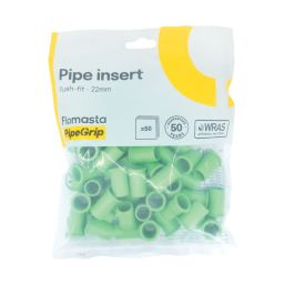 Flomasta STS22M Polybutylene & PEX Push-Fit Pipe Insert 22mm 50 Pack