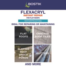 Bostik Flexacryl Roof Repair Compound Black 5kg