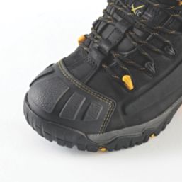 Site Fortress Size 11  Black Waterproof Steel Toe Cap Safety Boots