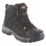 Site Fortress Size 11  Black Waterproof Steel Toe Cap Safety Boots