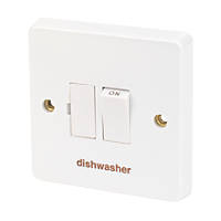 Crabtree Capital 13A Switched Dishwasher Fused Spur  White