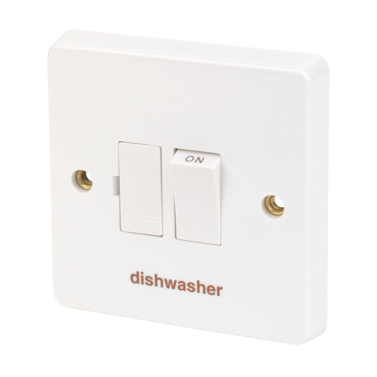 Crabtree Capital 13A Switched Dishwasher Fused Spur White (6016J)