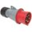 Amphenol 32A 4P+E Straight Plug 415V
