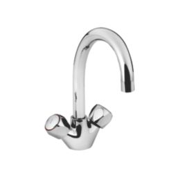 Bristan Value Club Monobloc Kitchen Sink Mixer Taps Chrome-Plated 1 Pair