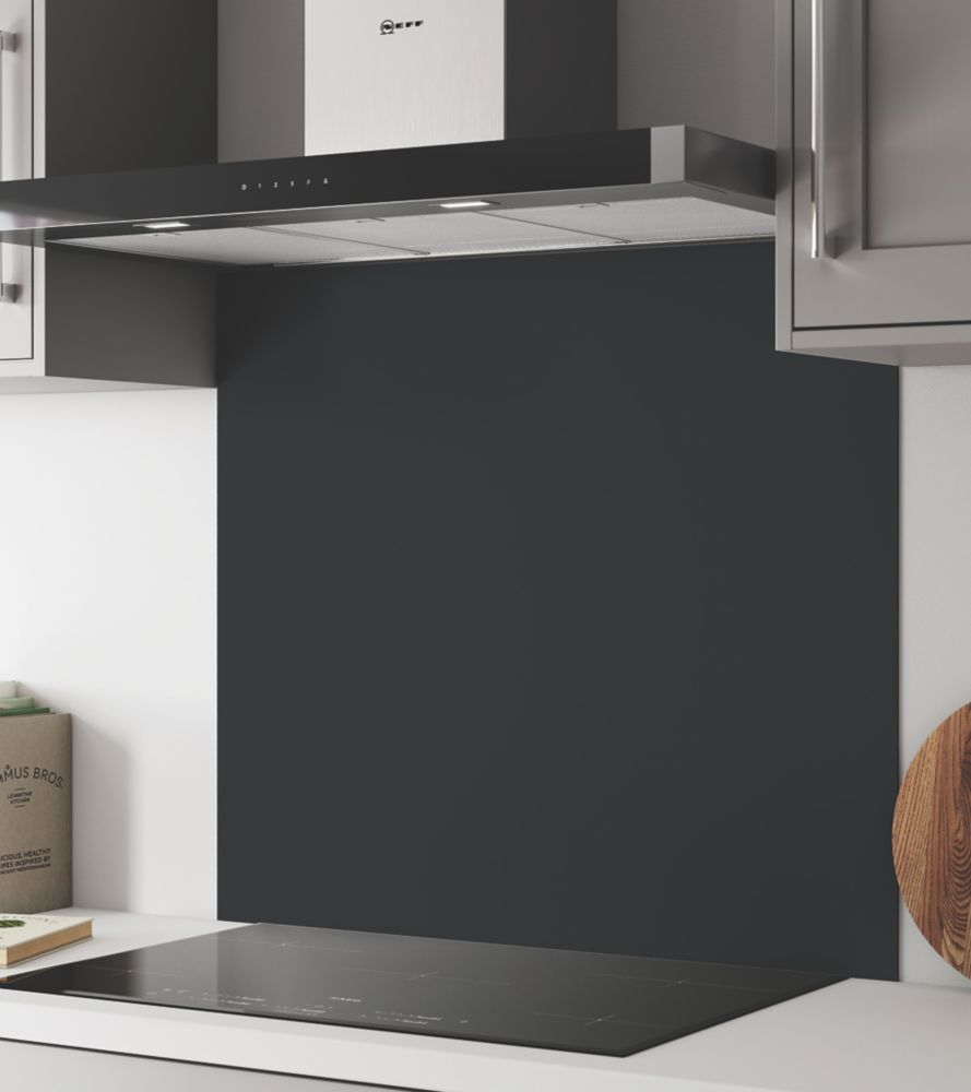 Wilsonart  Midnight Grey / Hadrian Green Wide Hob Splashback 900mm x 800mm x 4mm