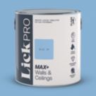 LickPro Max+ 2.5Ltr Blue 10 Matt Emulsion  Paint