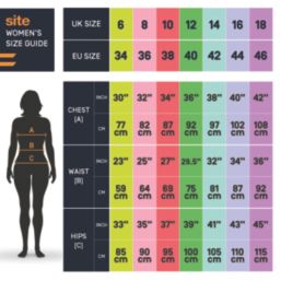 Site Kilani Womens Shorts Black/Grey Size 16