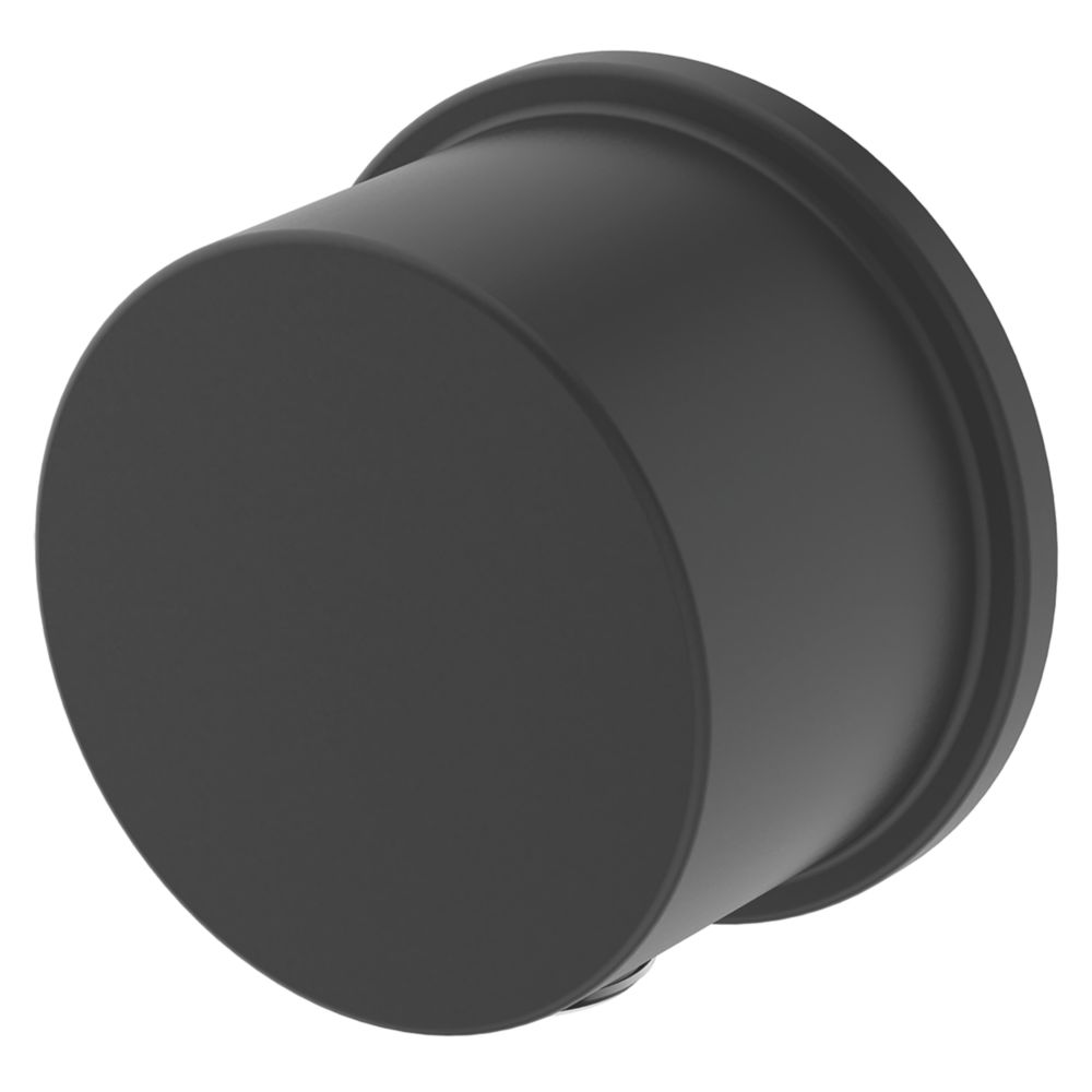 Ideal Standard Idealrain Round Wall Elbow for Shower Kits Silk Black 38mm