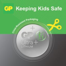 GP Batteries CR2032 3V Coin Cell Lithium Batteries 10 Pack