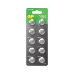 GP Batteries CR2032 3V Coin Cell Lithium Batteries 10 Pack