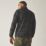 Regatta Morran Full Zip Fleece Textured Print/Black  Large 41-42" Chest