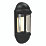 4lite  Outdoor LED Half Wall Lantern Black 8W 400lm