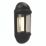 4lite  Outdoor LED Half Wall Lantern Black 8W 400lm