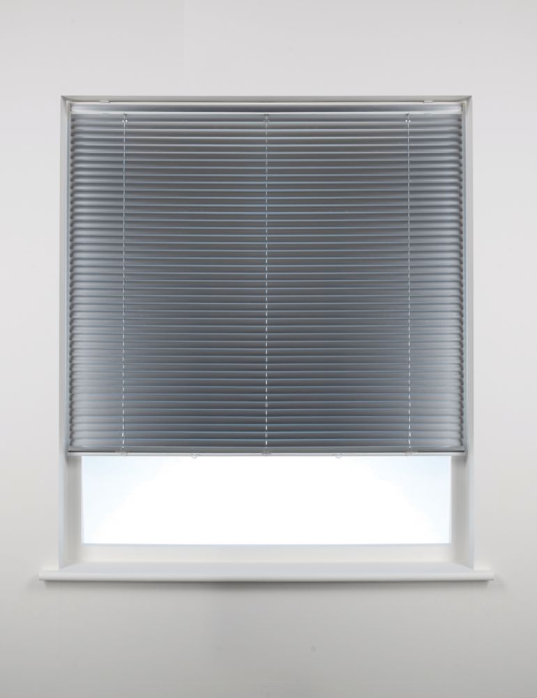Aluminium Cordless NonBlackout Blind Silver 1200mm x 1200mm