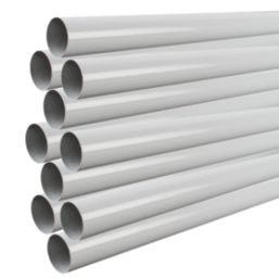 Essentials Tubes White 1220mm x 19mm 10 Pack