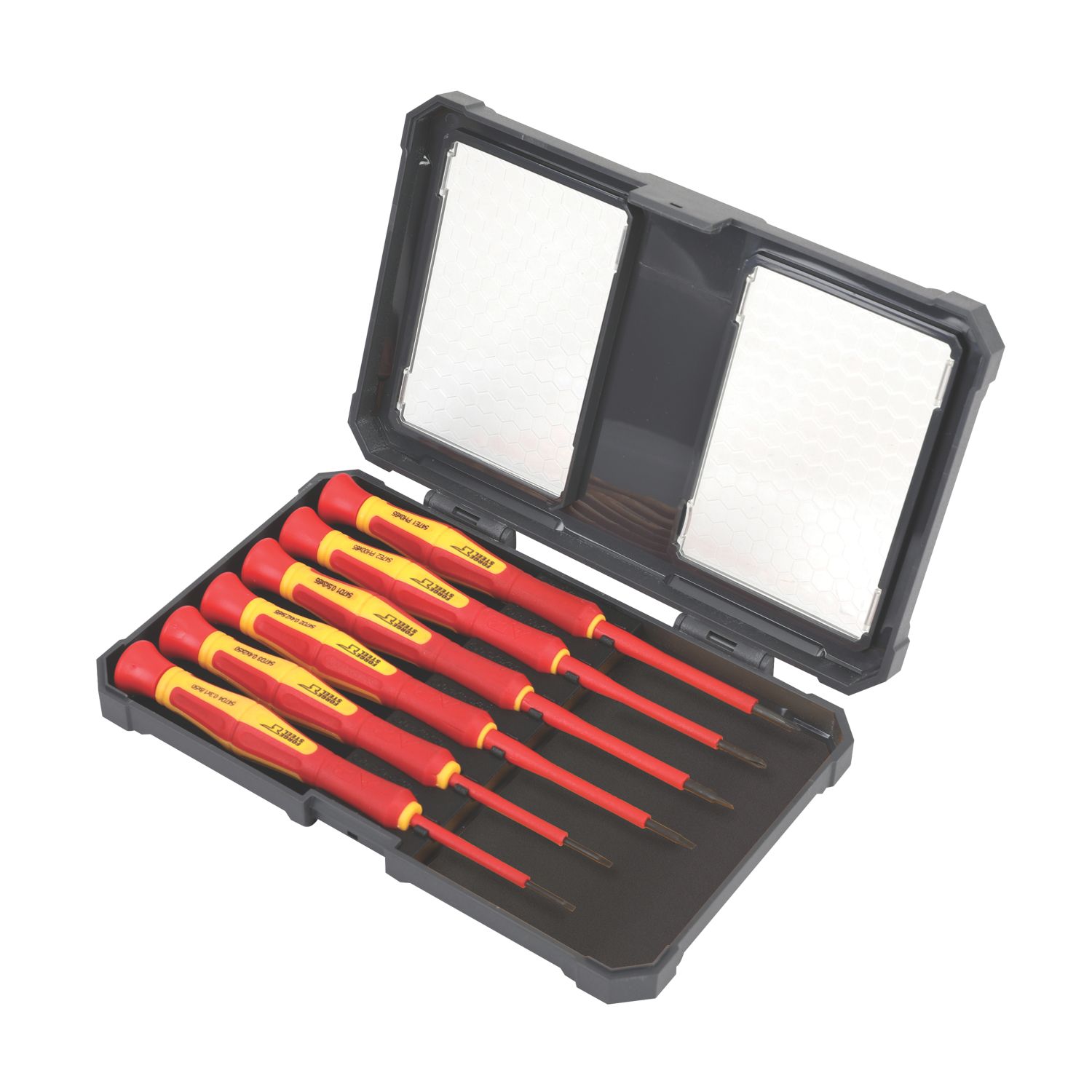 Forge Steel Mixed VDE Precision Screwdriver Set 6 Pieces (601XG)