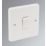 Crabtree Capital 10AX 1-Gang 1-Way Light Switch  White