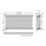 Flomasta 600mm x 1190mm 4175BTU White Horizontal 2 Column Radiator