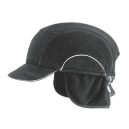 JSP Winter HardCap A1+ Bump Cap - 5cm Peak Black One Size