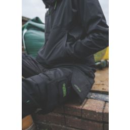 Apache White Rock Waterproof Jacket Black 3X Large Size 28.34" Chest
