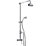 Bristan 1901 Rear-Fed Exposed Chrome Thermostatic Mixer Shower with Diverter
