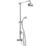 Bristan 1901 Rear-Fed Exposed Chrome Thermostatic Mixer Shower with Diverter