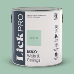 LickPro Max+ 2.5Ltr Green 08 Matt Emulsion  Paint