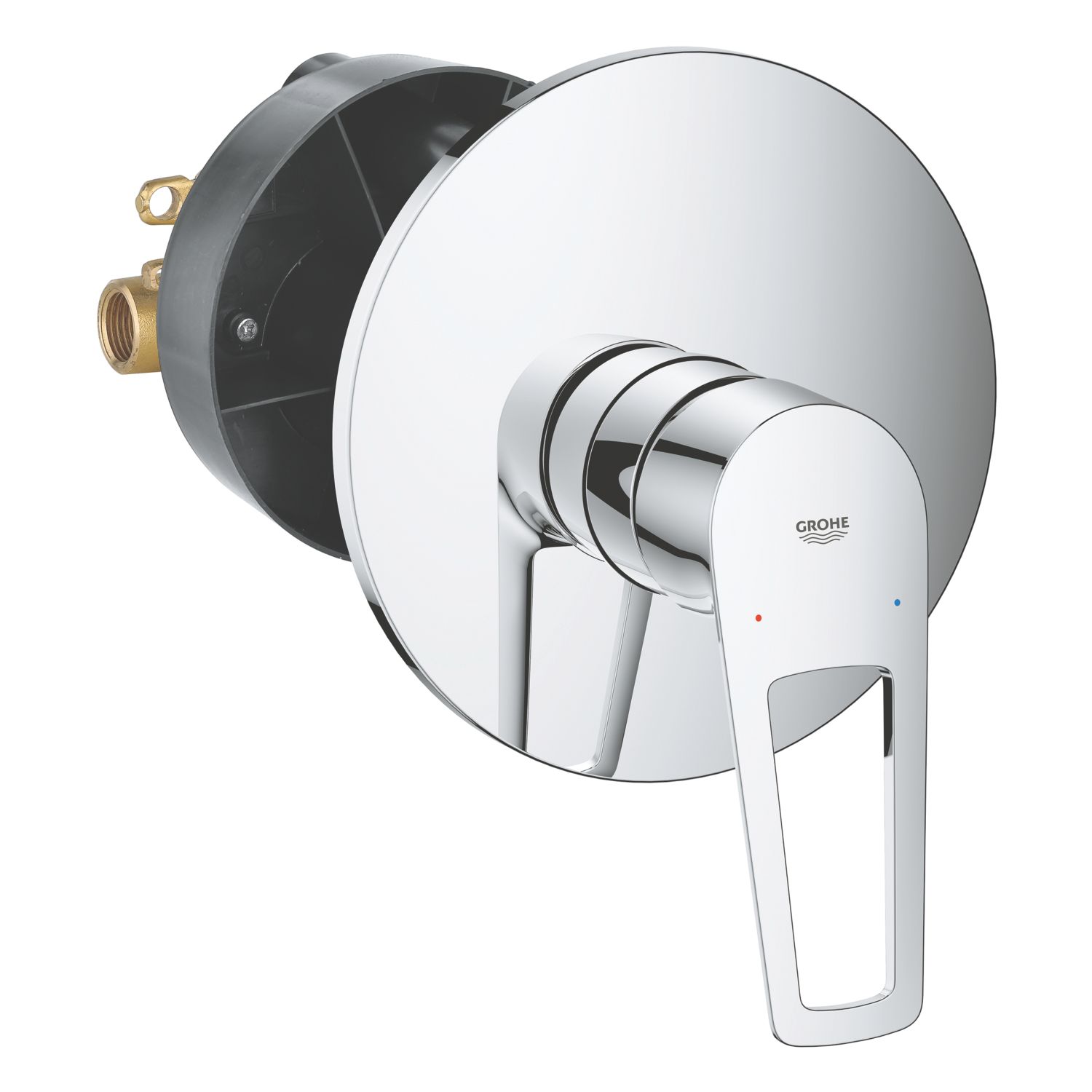 Grohe Start Loop Concealed Single Outlet Manual Chrome Mixer Shower Valve (602KW)