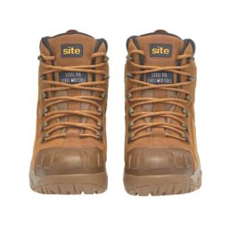 Site Fortress Size 12  Tan Waterproof Steel Toe Cap Safety Boots