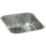 Franke Lucca 1 Bowl  Brushed Stainless Steel Kitchen Sink 494mm x 464mm