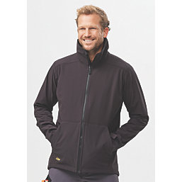 Snickers 1205 Soft Shell Jacket Black Small 36" Chest
