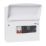 MK Sentry  8-Module 8-Way Part-Populated High Integrity Main Switch Consumer Unit with SPD