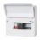 MK Sentry  8-Module 8-Way Part-Populated High Integrity Main Switch Consumer Unit with SPD