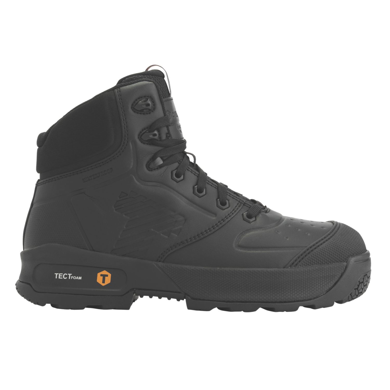 Totectors Williams Size 8 Black Waterproof Safety Boots (602VU)