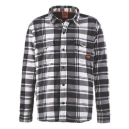 Scruffs  Padded Checked Shirt Black/White/Grey Large 44" Chest
