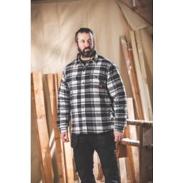 Scruffs  Padded Checked Shirt Black / White / Grey Large 44" Chest