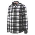 Scruffs  Padded Checked Shirt Black/White/Grey Large 44" Chest