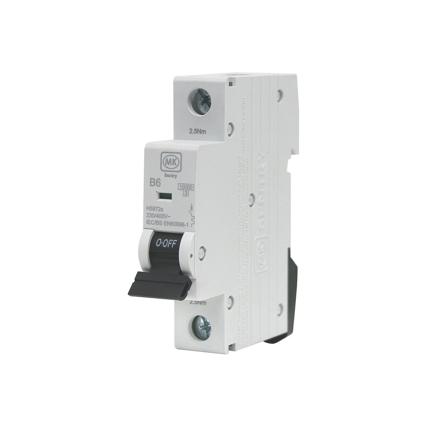 MK Sentry 6A SP B Curve 3-Phase MCB (602YW)