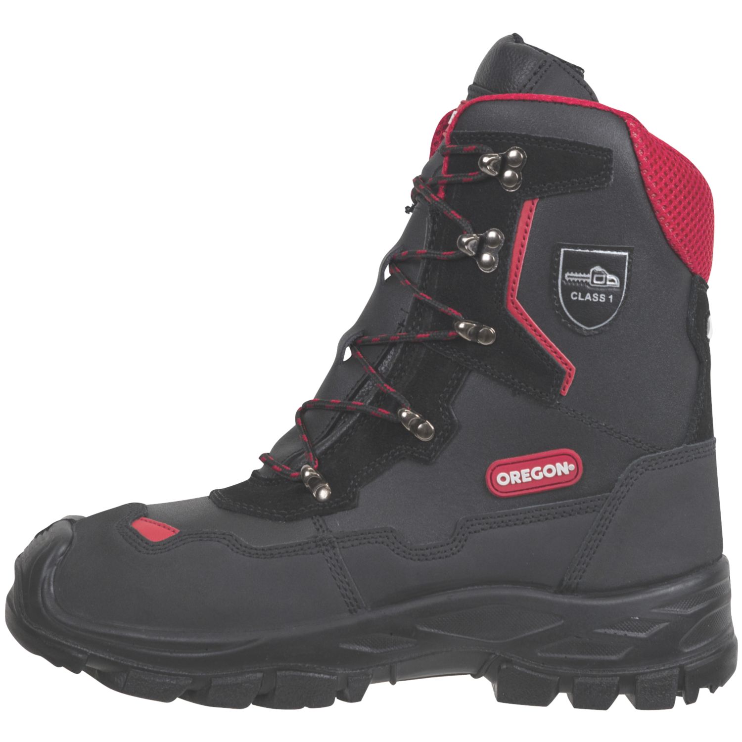 Oregon Yukon Safety Chainsaw Boots Black Size 8 (6032V)