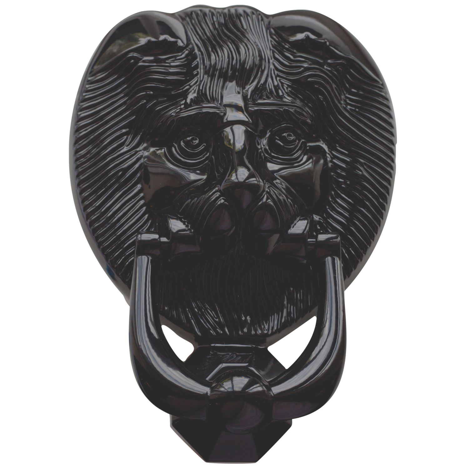 Fab & Fix Lions Head Door Knocker Black 98mm x 136mm (6035P)