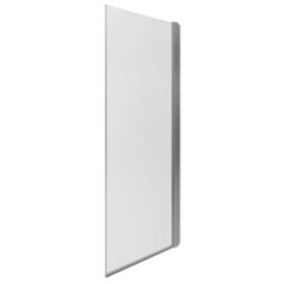 Semi-Framed Chrome Bath Screen Reversible 800mm x 1500mm