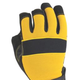 DEWALT Performance 3-Finger Framer Gloves Black / Yellow Medium