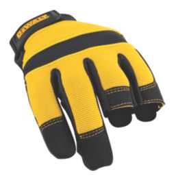 DEWALT Performance 3-Finger Framer Gloves Black / Yellow Medium