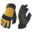 DEWALT Performance 3-Finger Framer Gloves Black / Yellow Medium