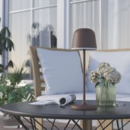 Eglo Mannera Rechargeable Battery LED Table Lamp Auburn 2.2W 200lm